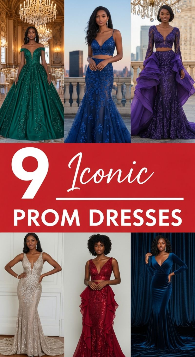 9 Iconic PROM DRESSES