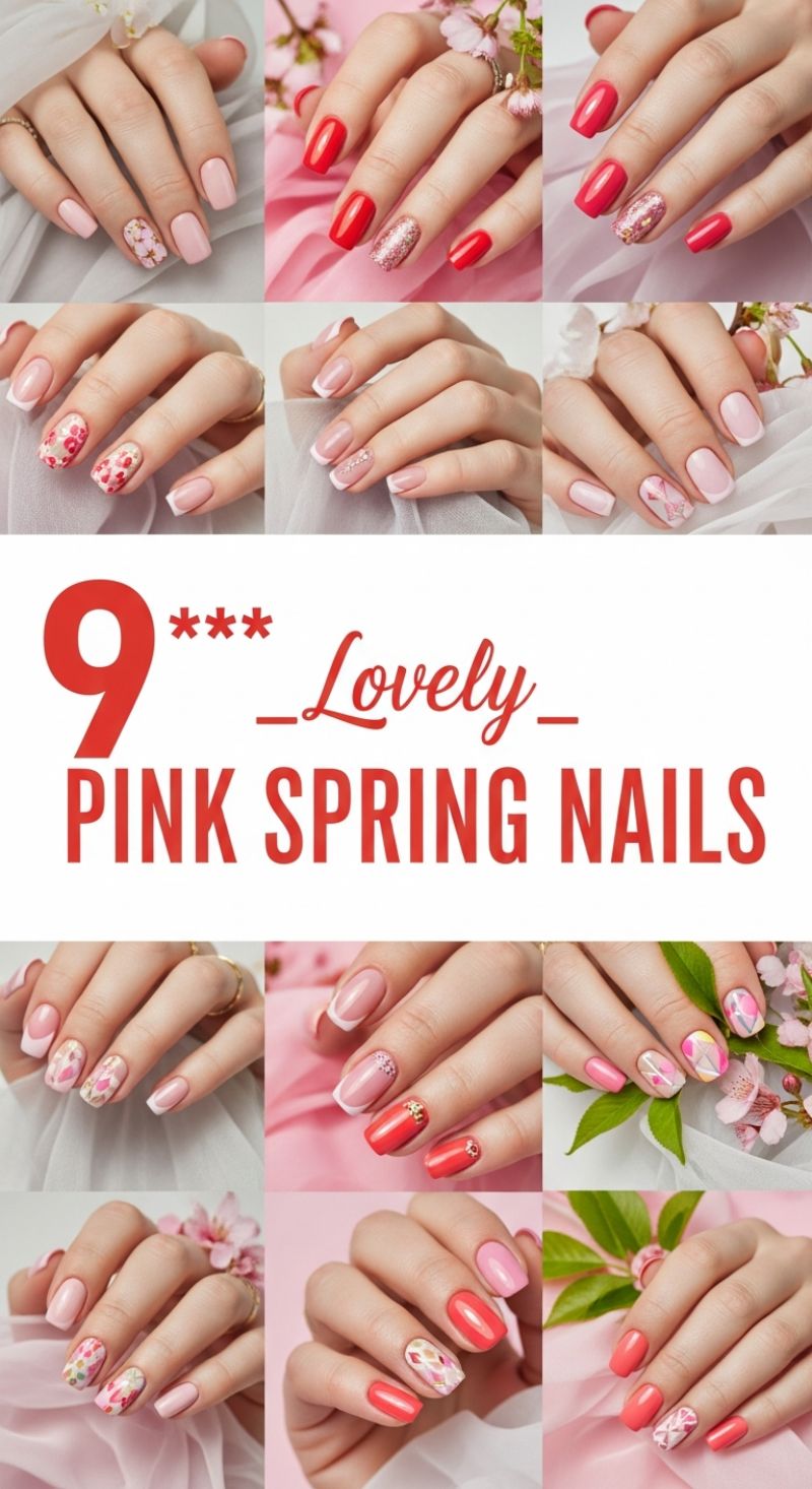9 Lovely Pink Spring Nails