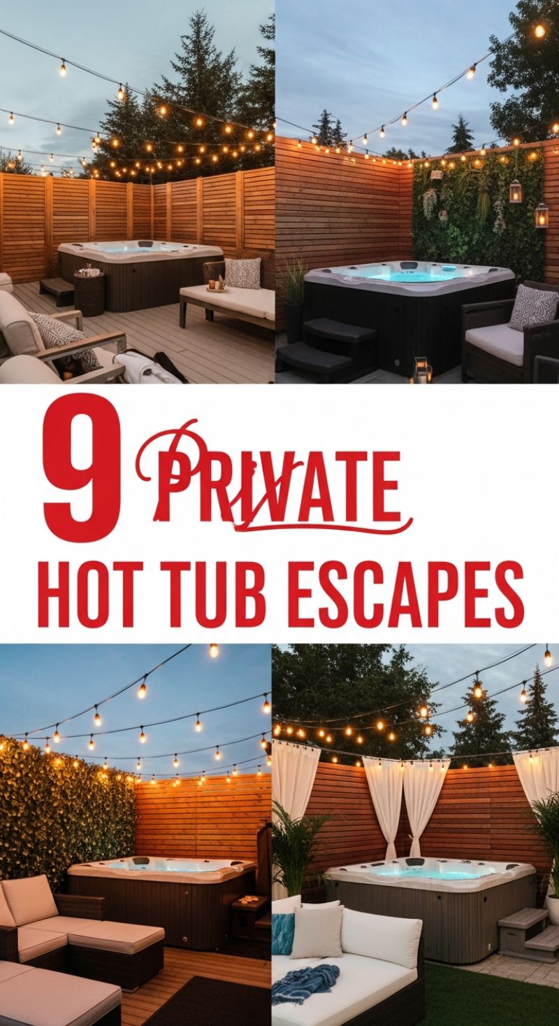 9 Private Hot Tub Escapes