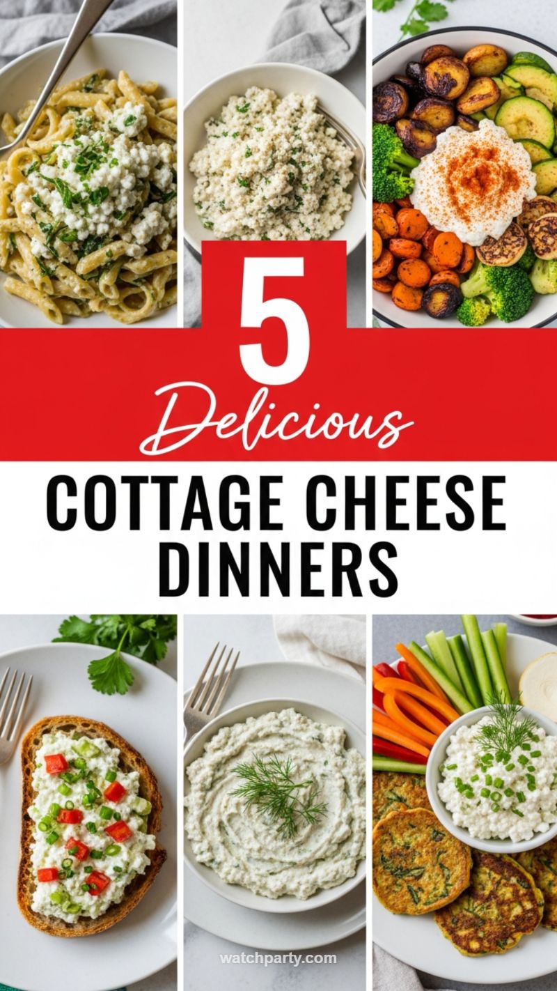 9. Protein Powerhouse: 5 Delicious Cottage Cheese Dinners