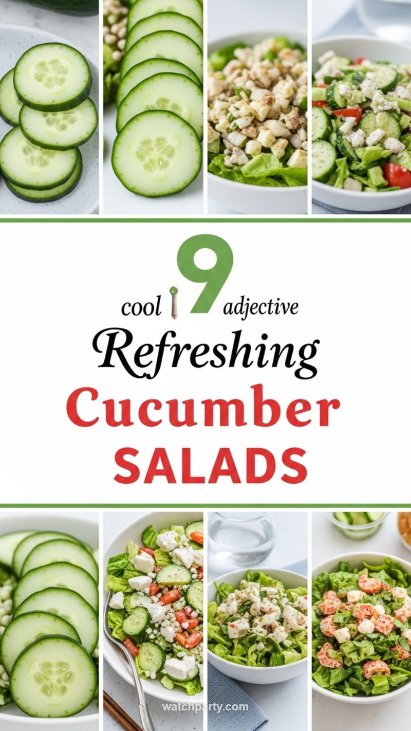 9 Refreshing Cucumber Salads with Feta and Greens
