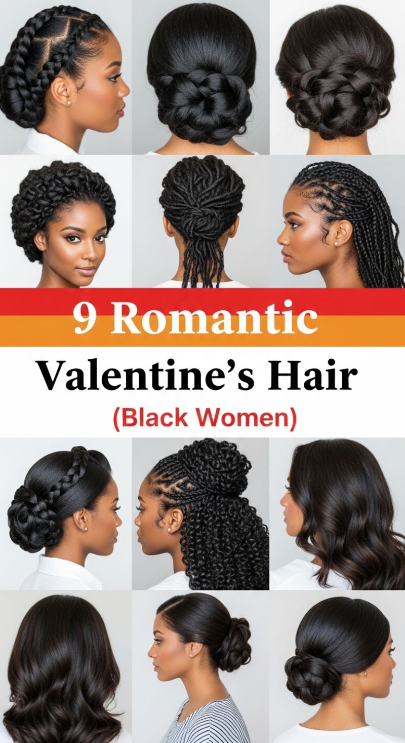 9 Romantic Valentine's Hair (Black Women)