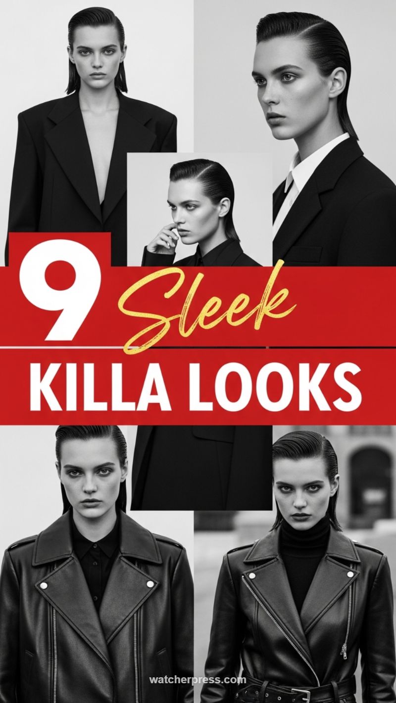 9 Sleek Killa Looks: The High-Octane Black Aesthetic