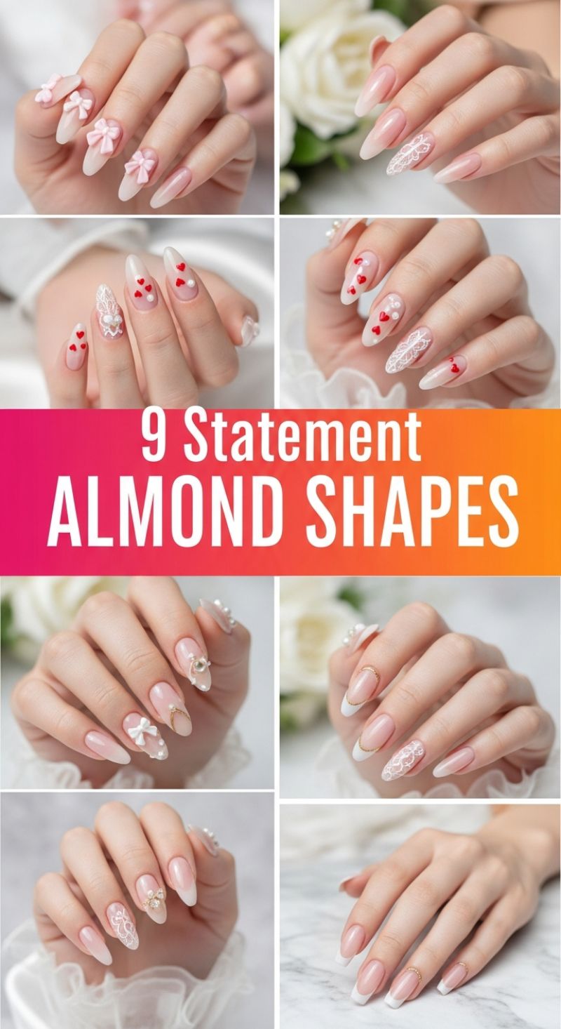 9 Statement ALMOND SHAPES