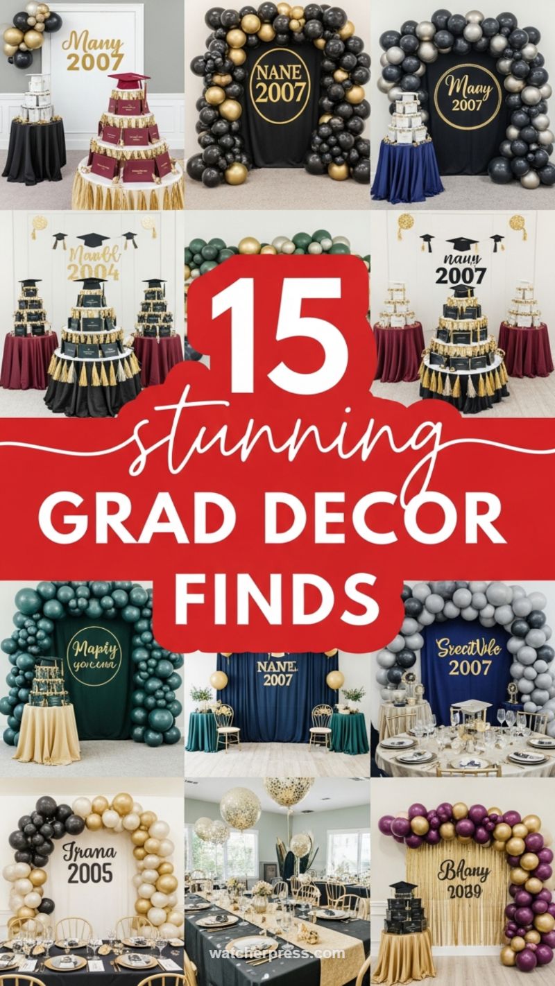 9. Stunning Graduation Party Decor: Maximizing Impact