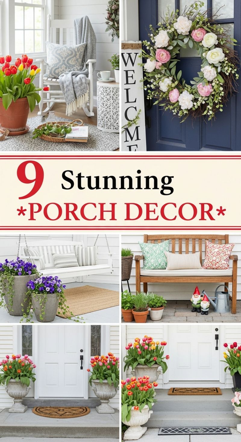 9 Stunning Porch Decor Ideas for Spring and Summer