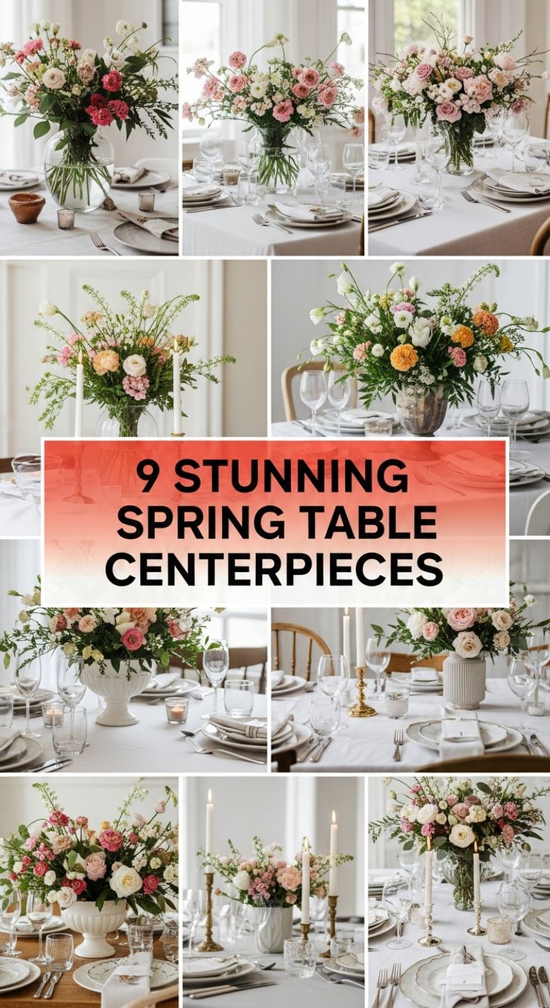9 Stunning Spring Table Centerpieces