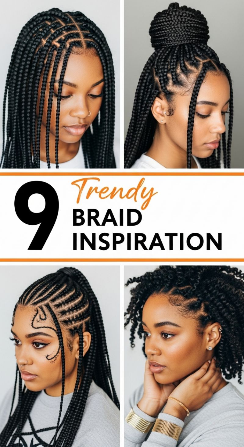 9 Trendy Braid Inspiration