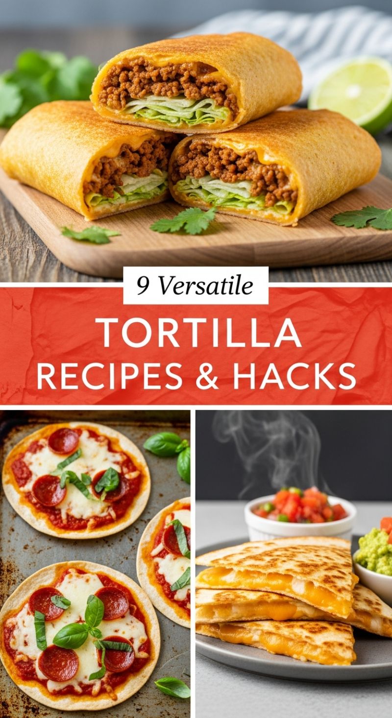 9 Versatile TORTILLA RECIPES & HACKS