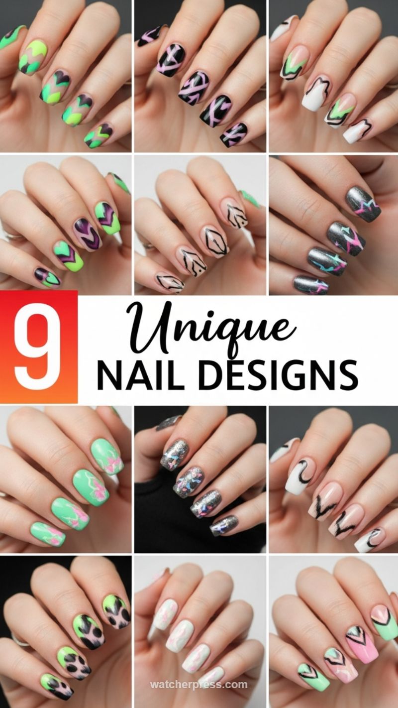 Abstract Neon Geometric Fusion Bowl