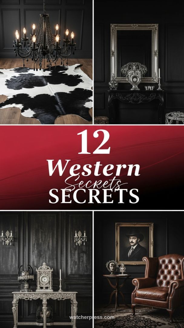 Achieving Expensive Contrast: Dark Academia Meets Luxury Western Decor