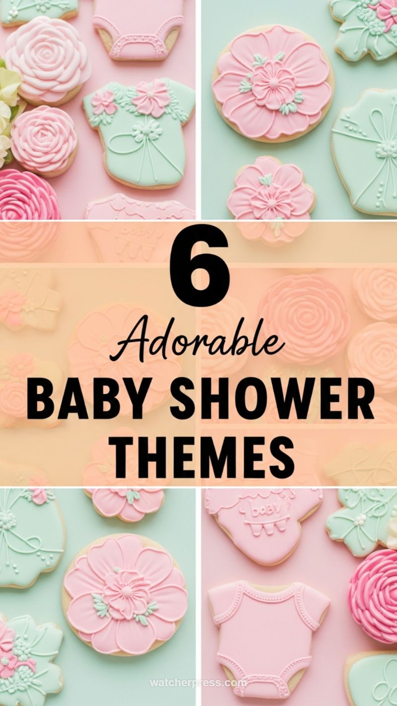 Adorable Baby Shower Cookie Themes