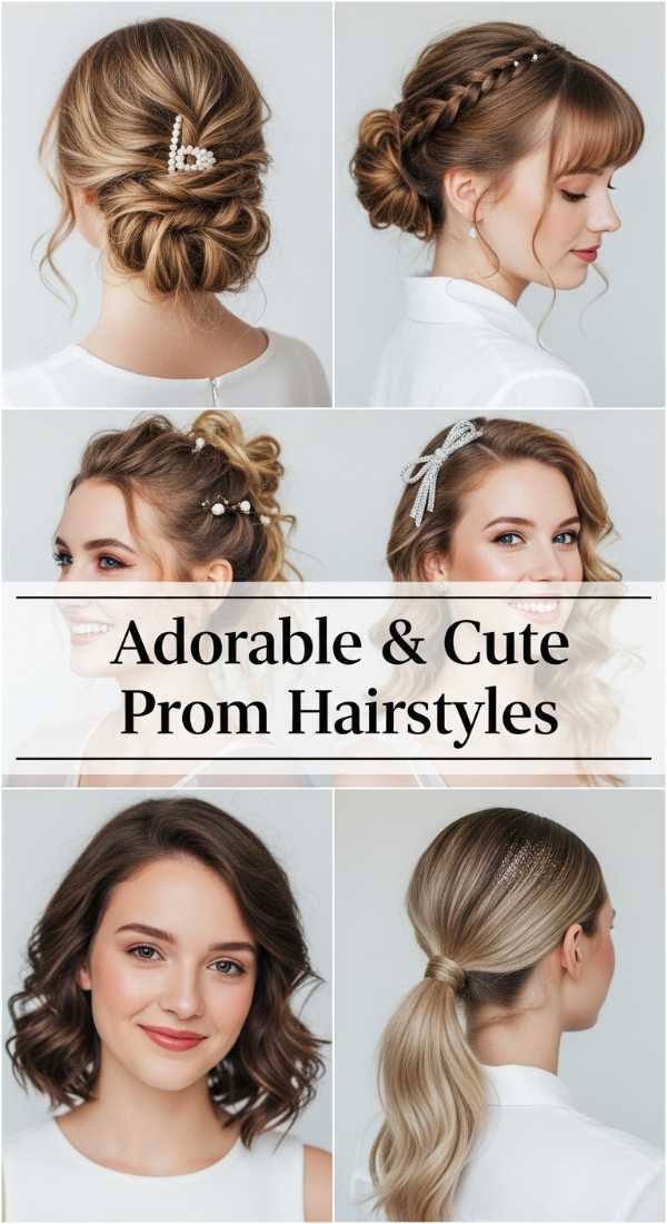 Adorable & Cute Prom Hairstyles