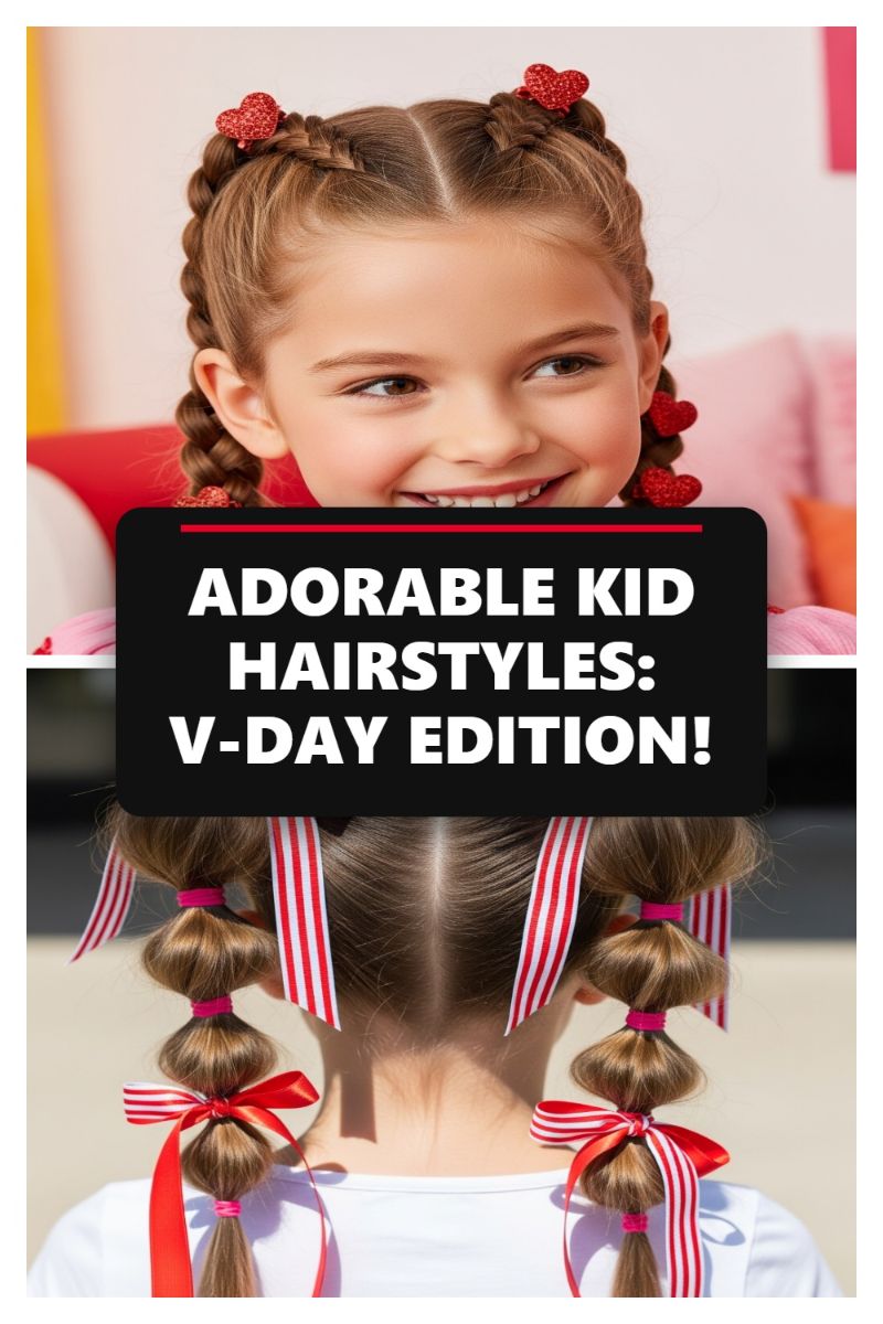 ADORABLE KID HAIRSTYLES: V-DAY EDITION!