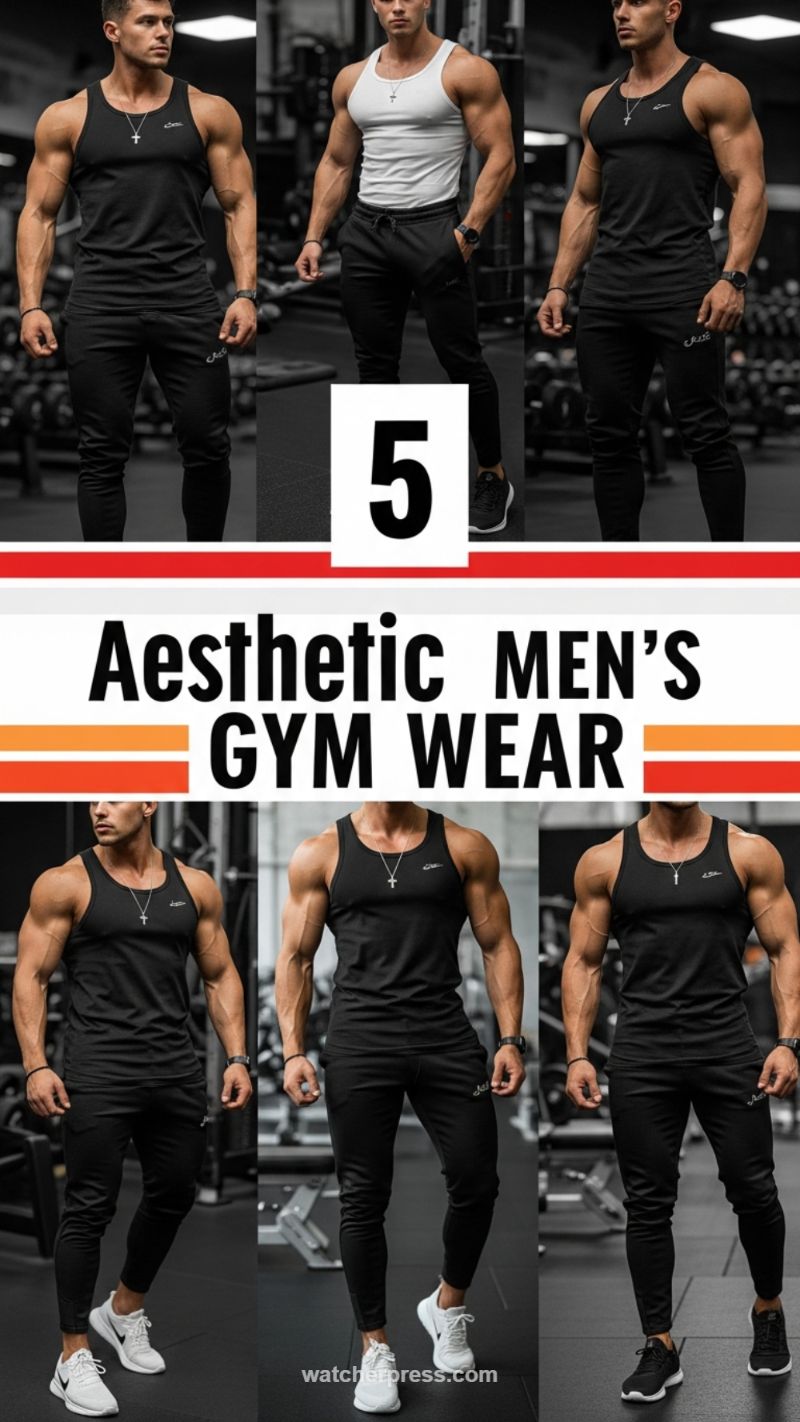 Aesthetic Men's Gym Wear