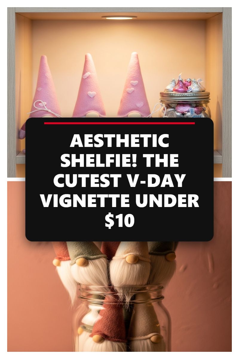 AESTHETIC SHELFIE! The Cutest V-Day Vignette Under $10