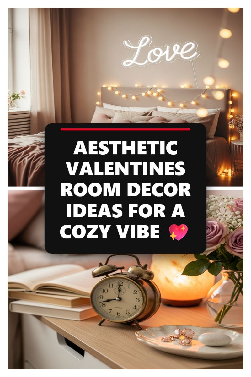 AESTHETIC VALENTINES ROOM DECOR IDEAS FOR A COZY VIBE