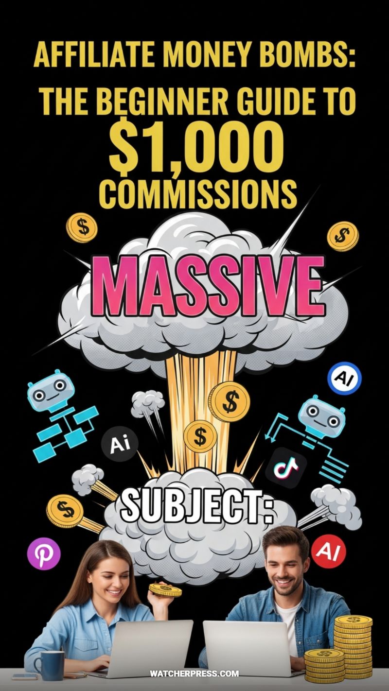 AFFILIATE MONEY BOMBS: THE BEGINNER GUIDE TO $1,000 COMMISSIONS