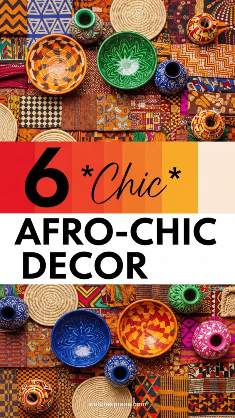 Afro-Chic Decor: Global Finds with Timeless Appeal