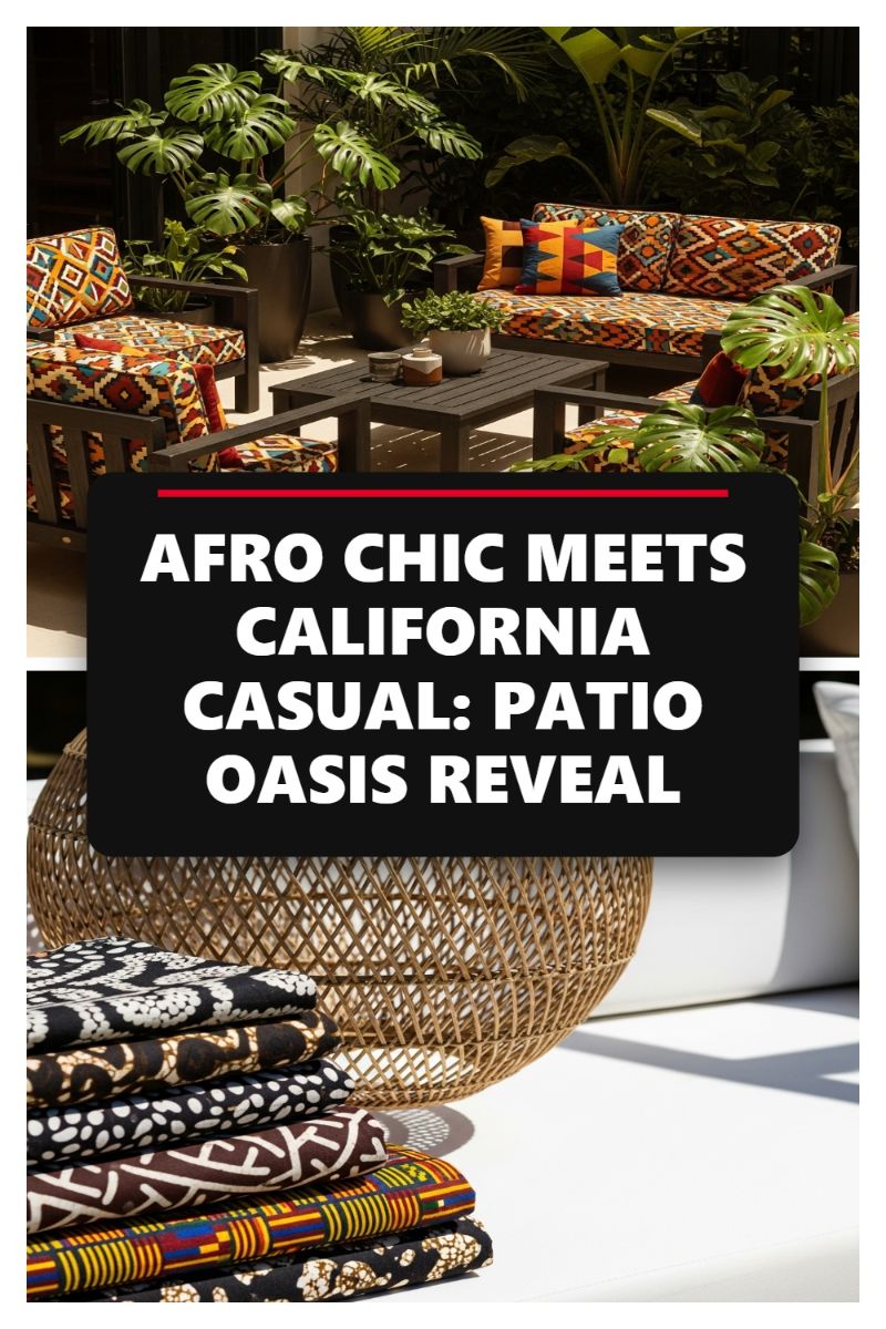 AFRO CHIC MEETS CALIFORNIA CASUAL: PATIO OASIS REVEAL