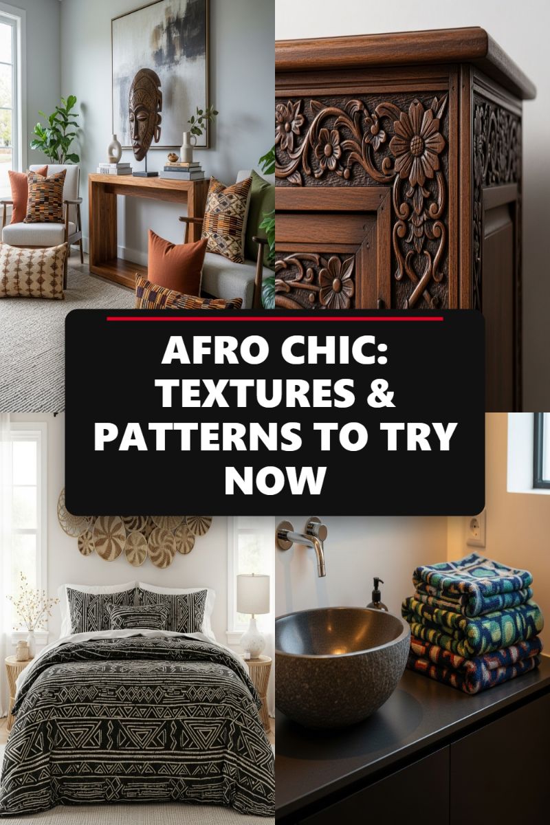 AFRO CHIC: TEXTURES & PATTERNS TO TRY NOW