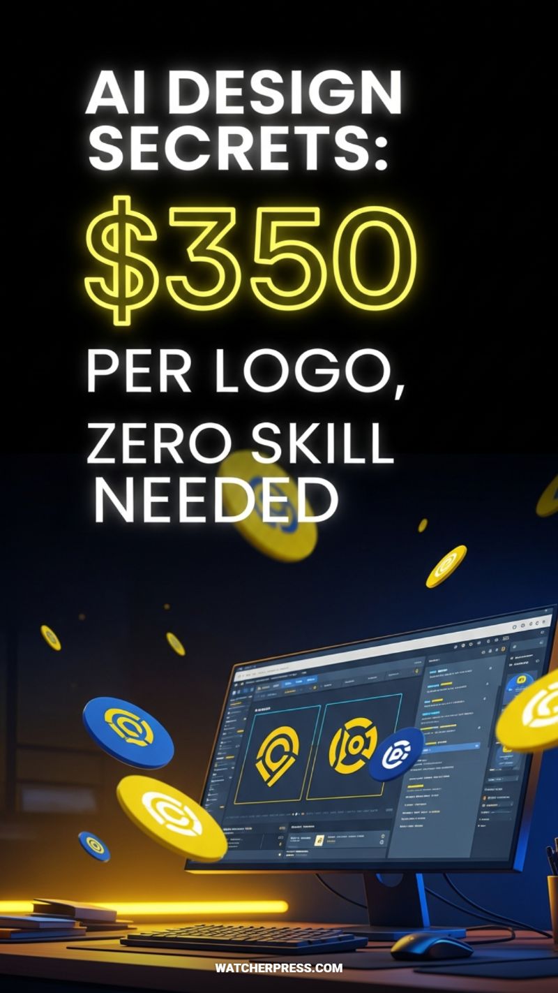 AI DESIGN SECRETS: $350 PER LOGO, ZERO SKILL NEEDED
