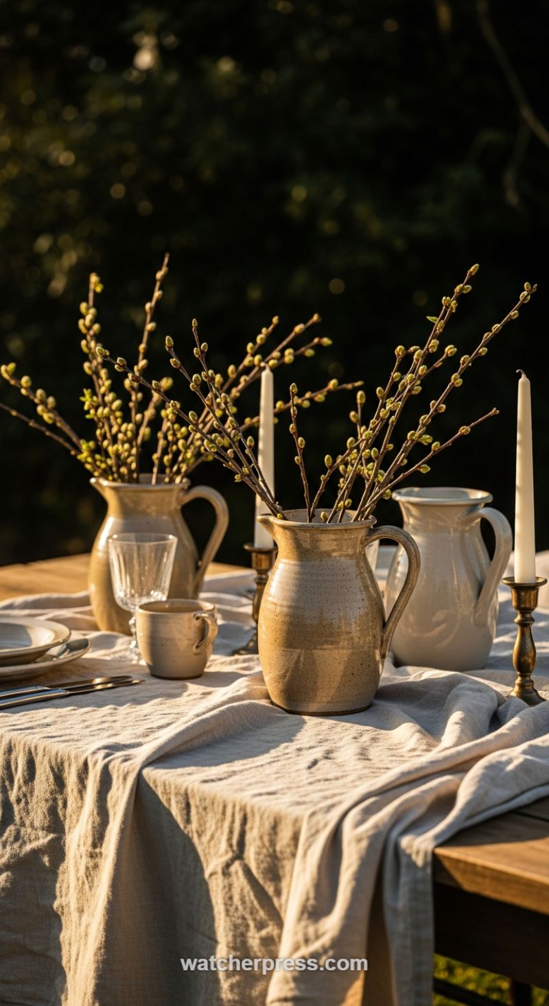 Al Fresco Rustic Charm: A Golden Hour Gathering