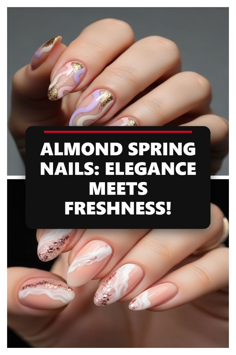 Spring Nails 2026: The Ultimate Trend Forecast for Your Manicure! ALMOND SPRING NAILS: ELEGANCE MEETS FRESHNESS!