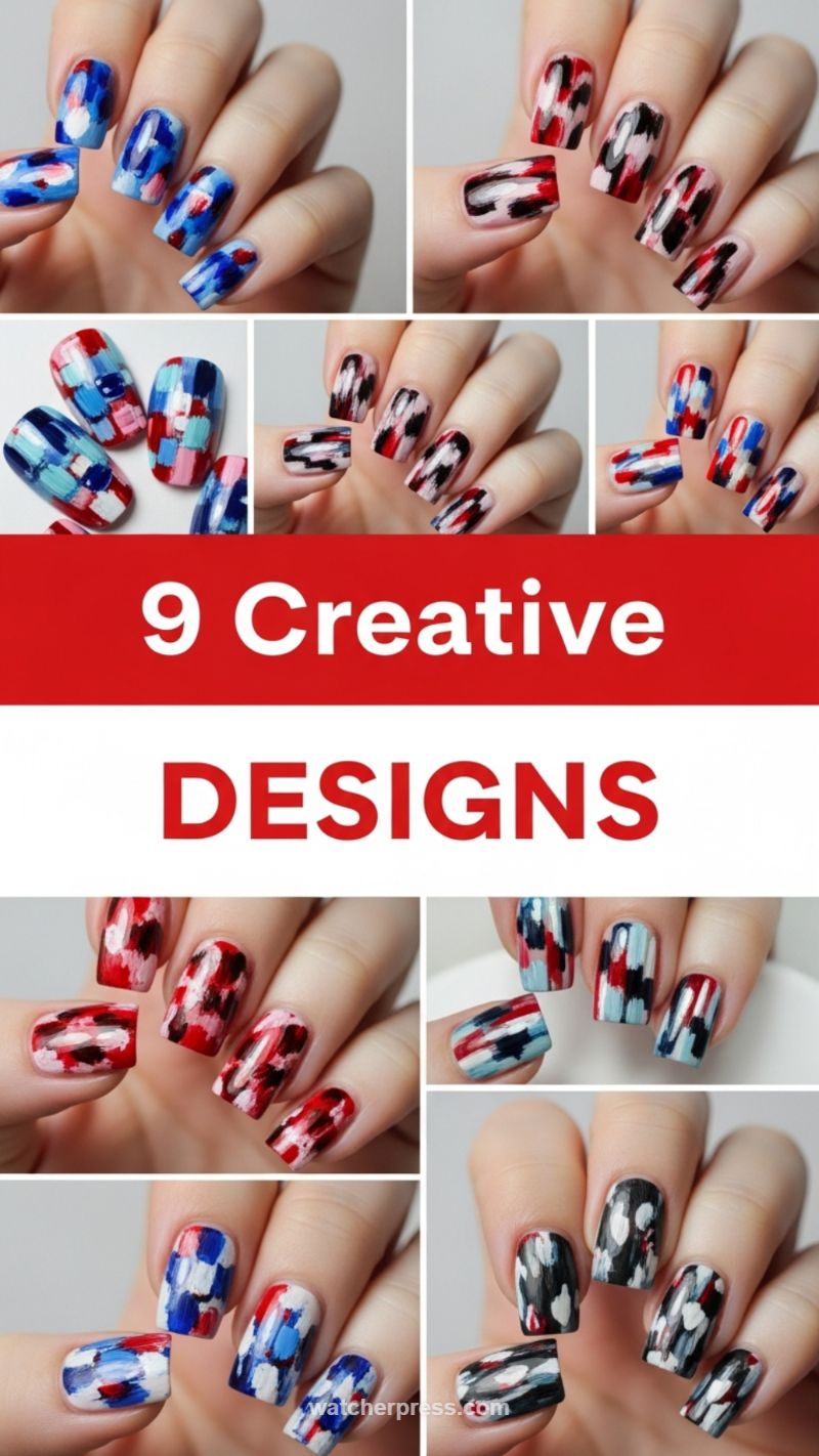 Artistic Expression: 9 Creative Brushstroke Designs
