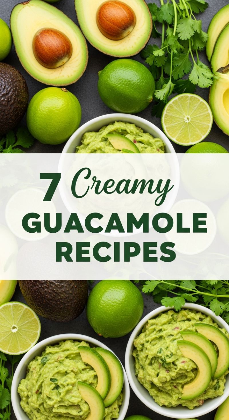Avocado Dreams: 7 Creamy Guacamole Recipes
