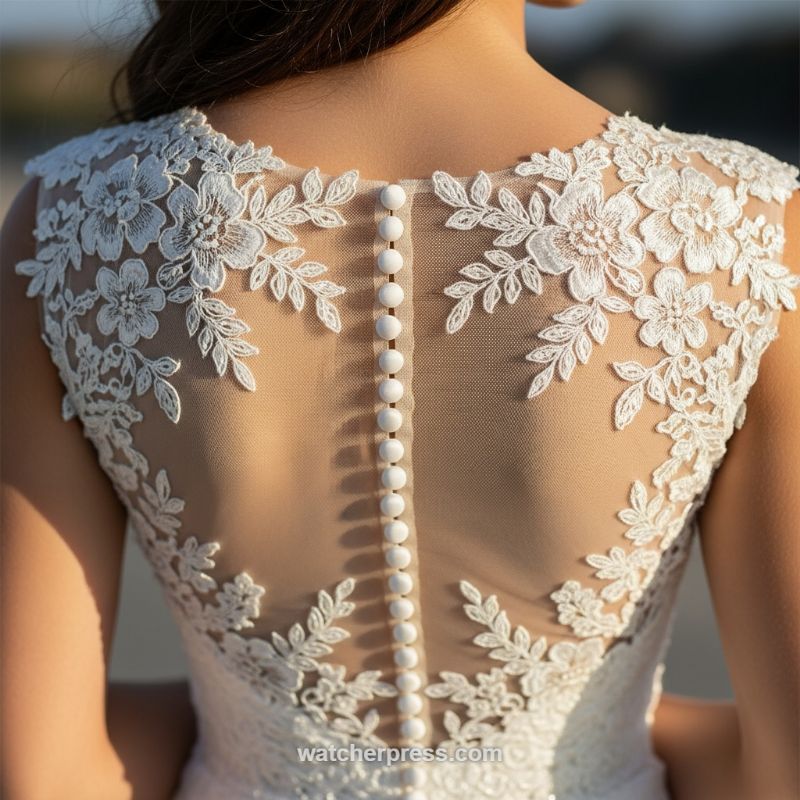 Back Detail Spotlight: Mastering the Illusion Back and Bridal Buttons