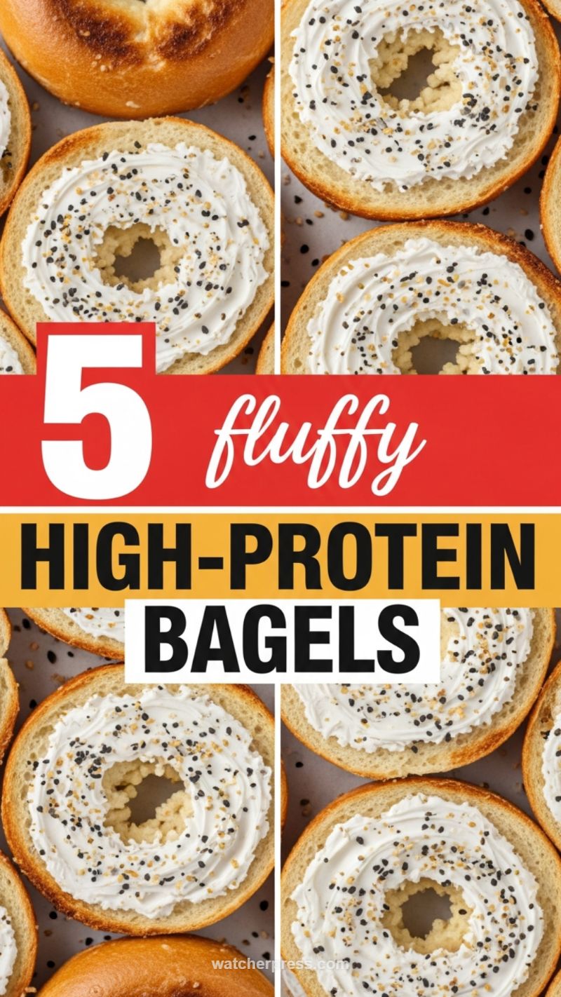 Baking 5 Fluffy High-Protein Bagels