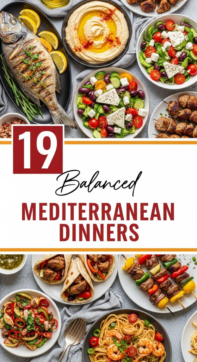 You Won't Believe How Easy These 20+ Mouth-Watering Recipes Are! Balanced Mediterranean Feast