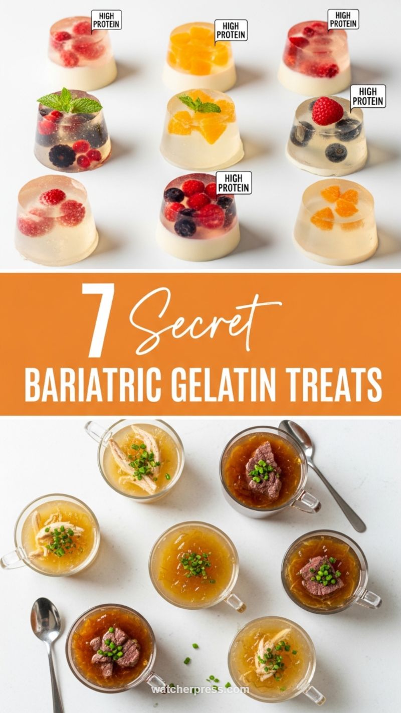 Bariatric-Friendly High-Protein Gelatin Molds