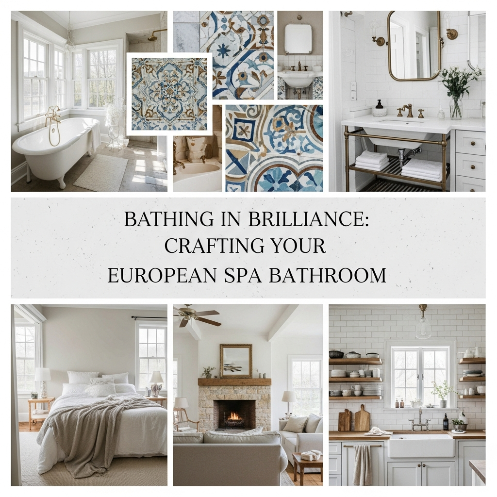 Bathing in Brilliance: Crafting Your European Spa Bathroom