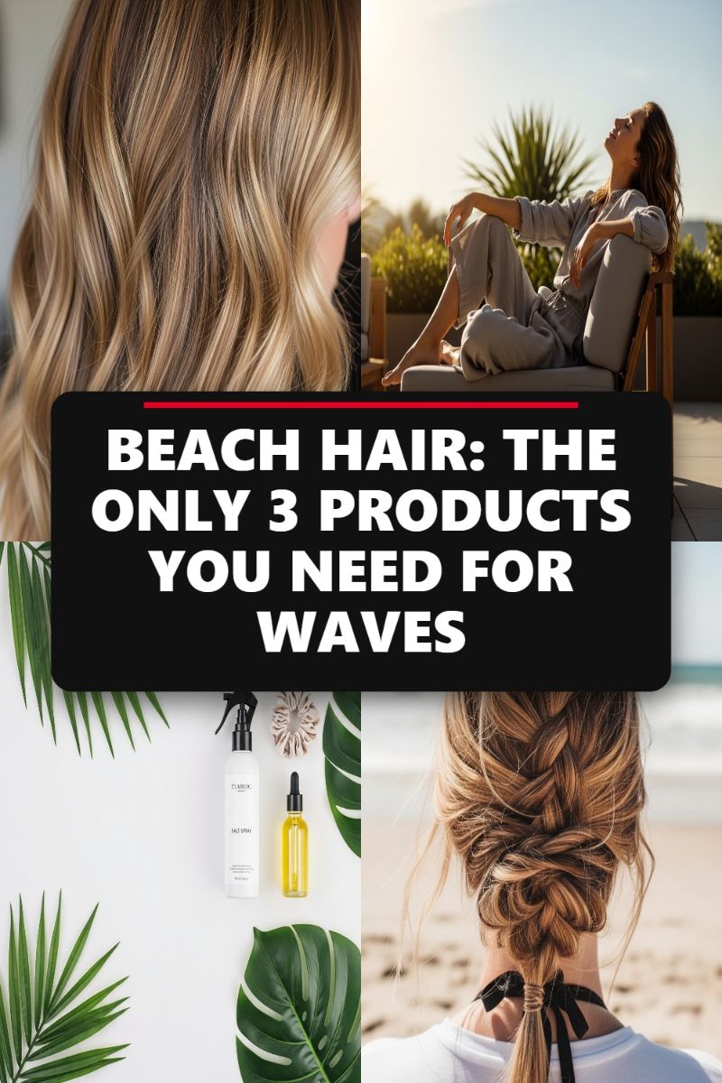BEACH HAIR: THE ONLY 3 PRODUCTS YOU NEED FOR WAVES