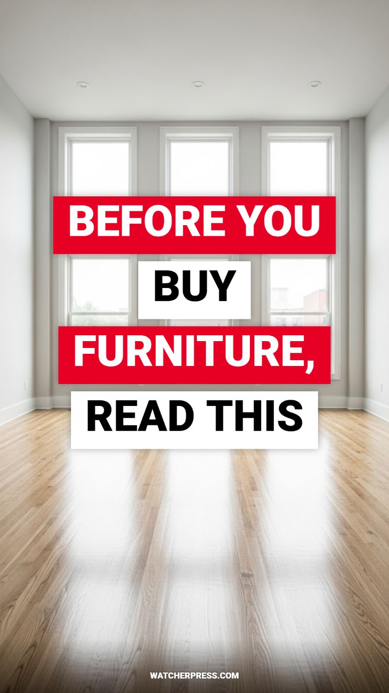 BEFORE YOU BUY FURNITURE, READ THIS