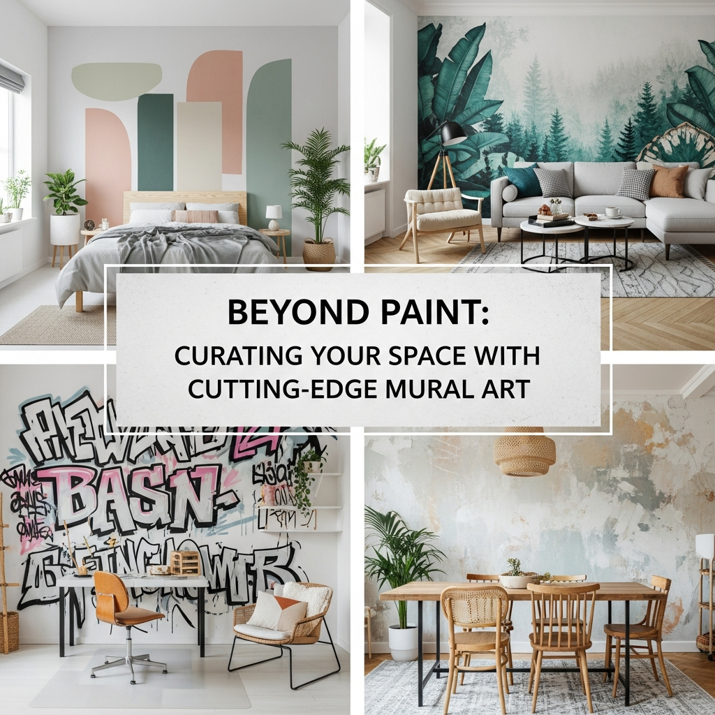 Beyond Paint: Curating Your Space with Cutting-Edge Mural Art