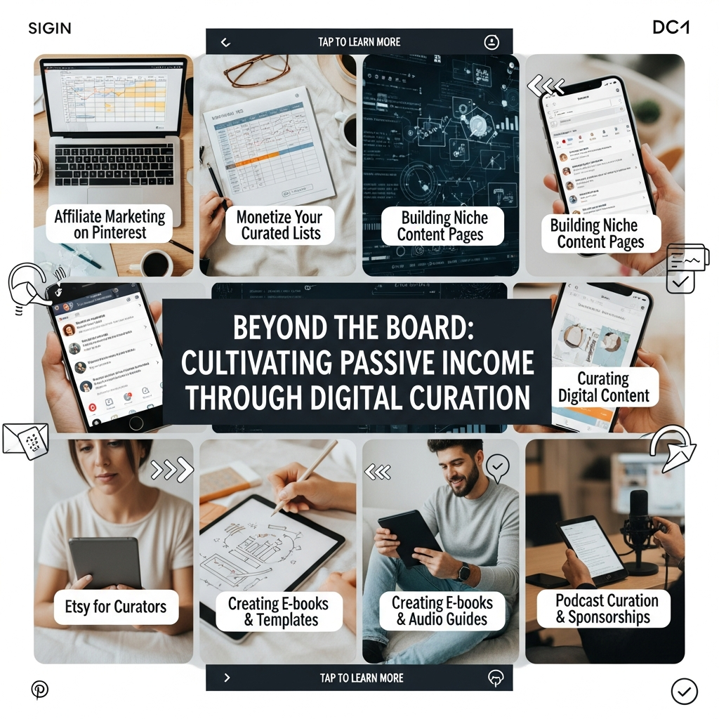 Beyond the Board: Cultivating Passive Income Through Digital Curation