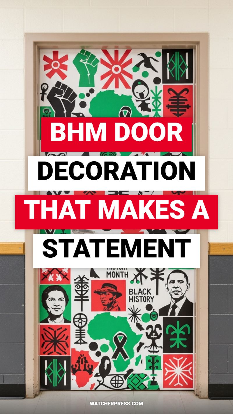 BHM DOOR DECORATION THAT MAKES A STATEMENT