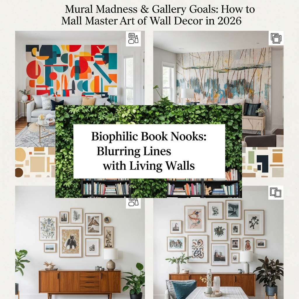 Biophilic Book Nooks: Blurring Lines with Living Walls