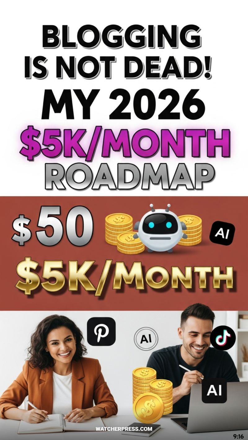 BLOGGING IS NOT DEAD! MY 2026 $5K/MONTH ROADMAP