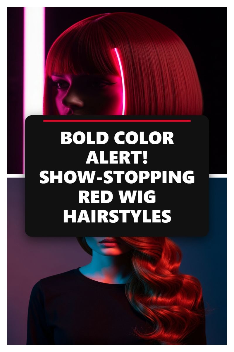 BOLD COLOR ALERT! SHOW-STOPPING RED WIG HAIRSTYLES