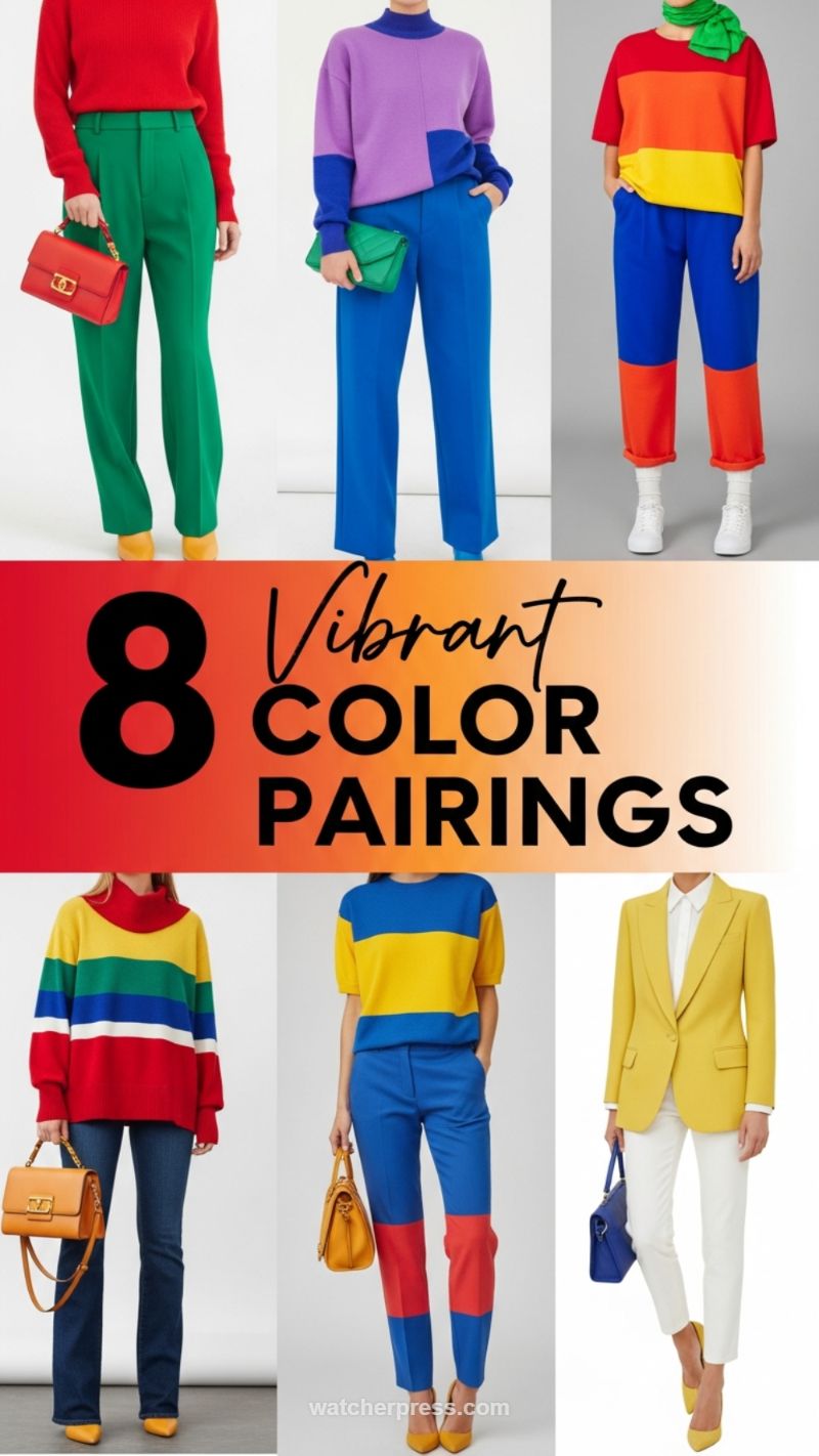 Bold Fashion Statement: Vibrant Color Pairings