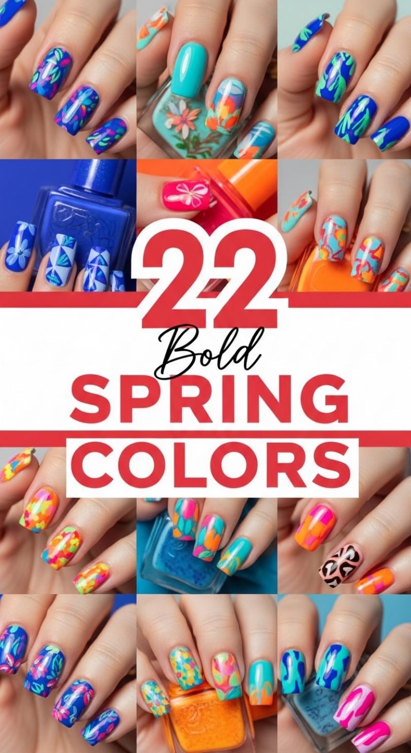Bold Spring Colors: Mastering Vibrant Abstract & Floral Designs