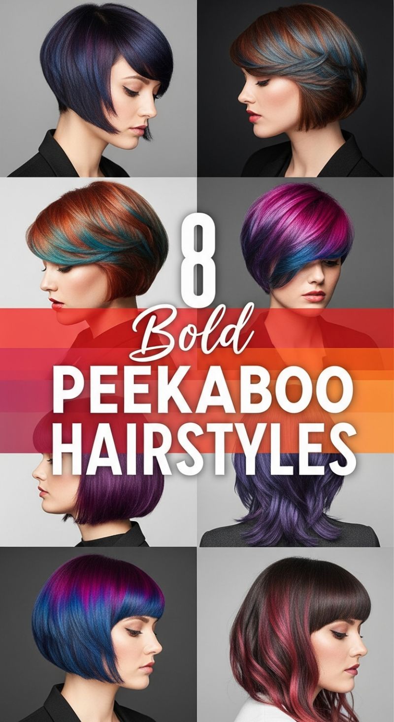 Bold Statement: Peekaboo Hair Color
