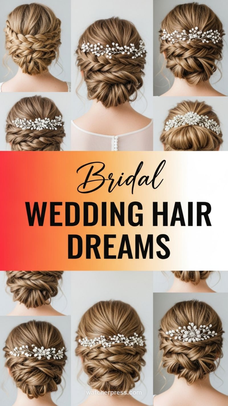 Bridal Wedding Hair Dreams: Accessories and Updos