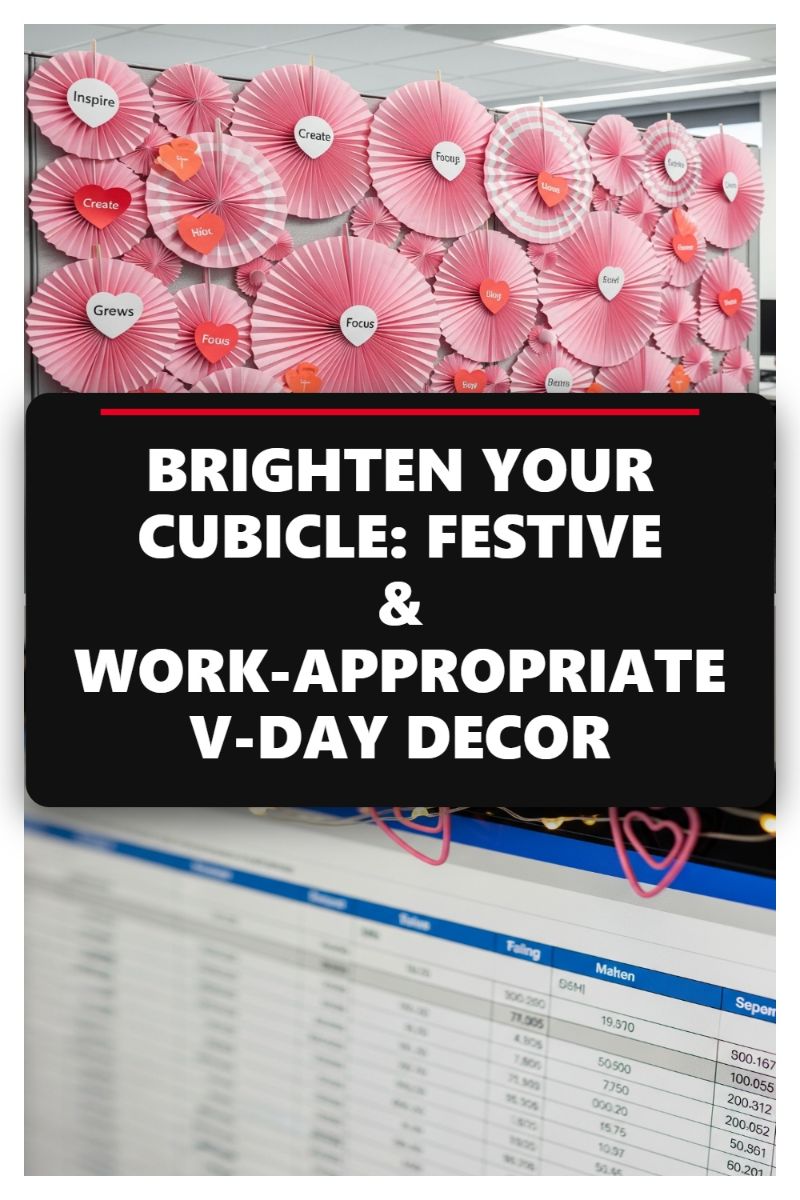 BRIGHTEN YOUR CUBICLE: FESTIVE & WORK-APPROPRIATE V-DAY DECOR