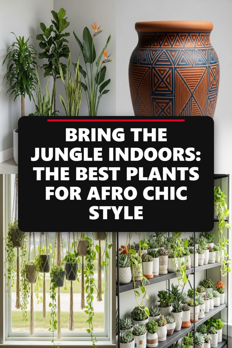 BRING THE JUNGLE INDOORS: THE BEST PLANTS FOR AFRO CHIC STYLE