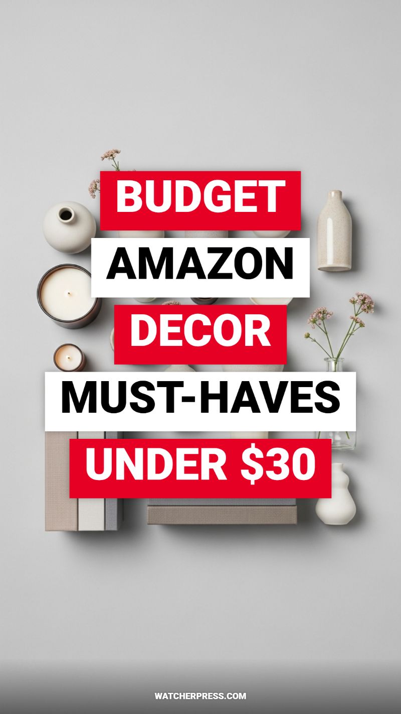 BUDGET AMAZON DECOR MUST-HAVES UNDER $30
